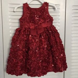 Red Sequin Dress. 12M